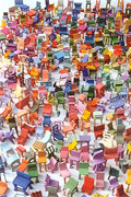 Detail of 500 chairs